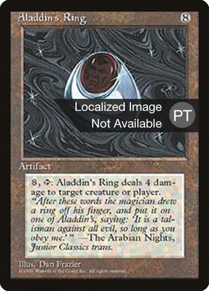 Aladdin's Ring [Fourth Edition (Foreign Black Border)] | Boutique FDB TCG