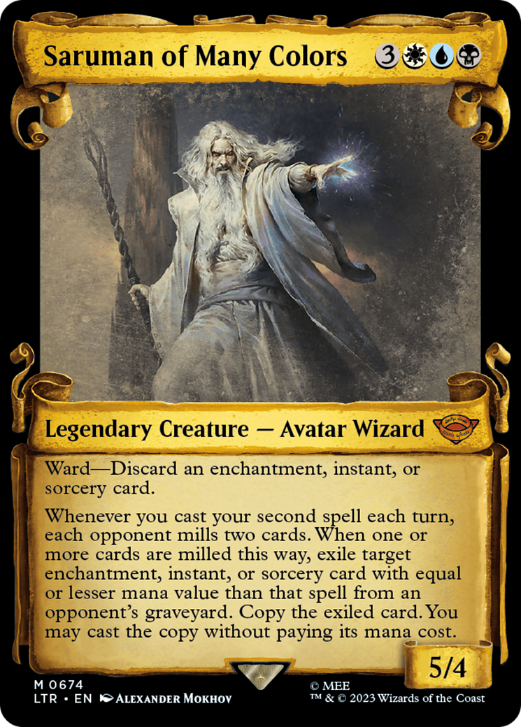 Saruman of Many Colors [The Lord of the Rings: Tales of Middle-Earth Showcase Scrolls] | Boutique FDB TCG