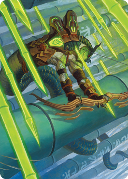 Bamboo Grove Archer Art Card [Kamigawa: Neon Dynasty Art Series] | Boutique FDB TCG