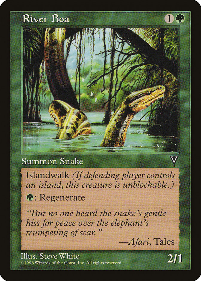 River Boa [Visions] | Boutique FDB TCG