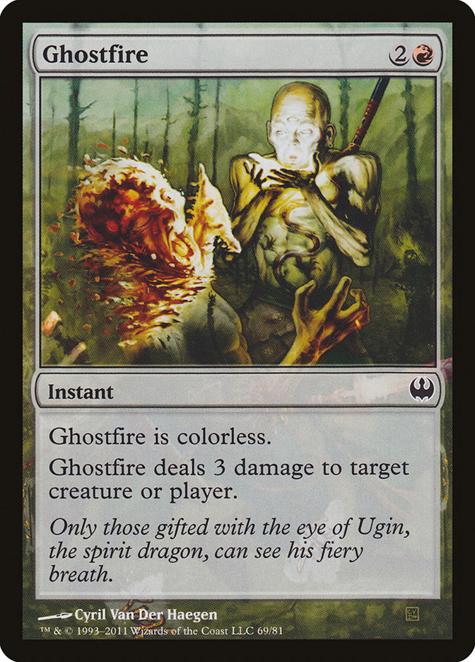 Ghostfire [Duel Decks: Knights vs. Dragons] | Boutique FDB TCG