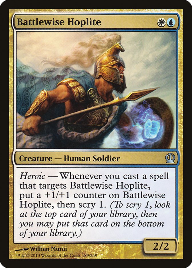 Battlewise Hoplite [Theros] | Boutique FDB TCG