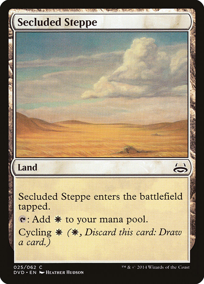 Secluded Steppe (Divine vs. Demonic) [Duel Decks Anthology] | Boutique FDB TCG