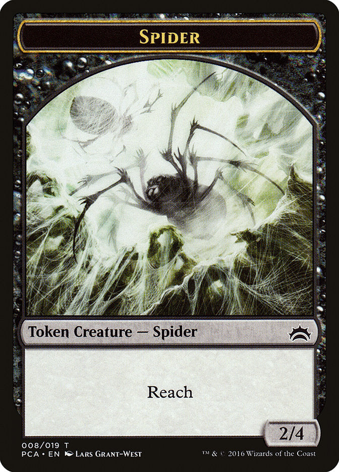Spider // Saproling Double-Sided Token [Planechase Anthology Tokens] | Boutique FDB TCG