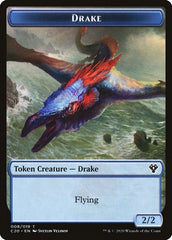 Human Soldier (005) // Drake Double-Sided Token [Commander 2020 Tokens] | Boutique FDB TCG