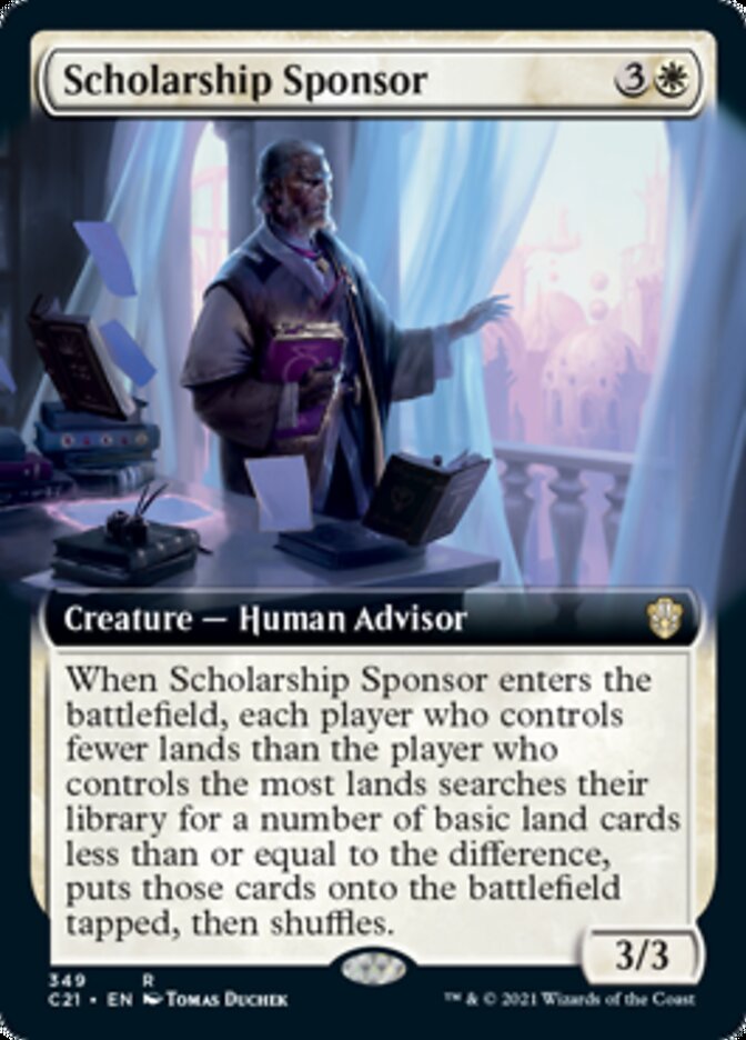 Scholarship Sponsor (Extended Art) [Commander 2021] | Boutique FDB TCG