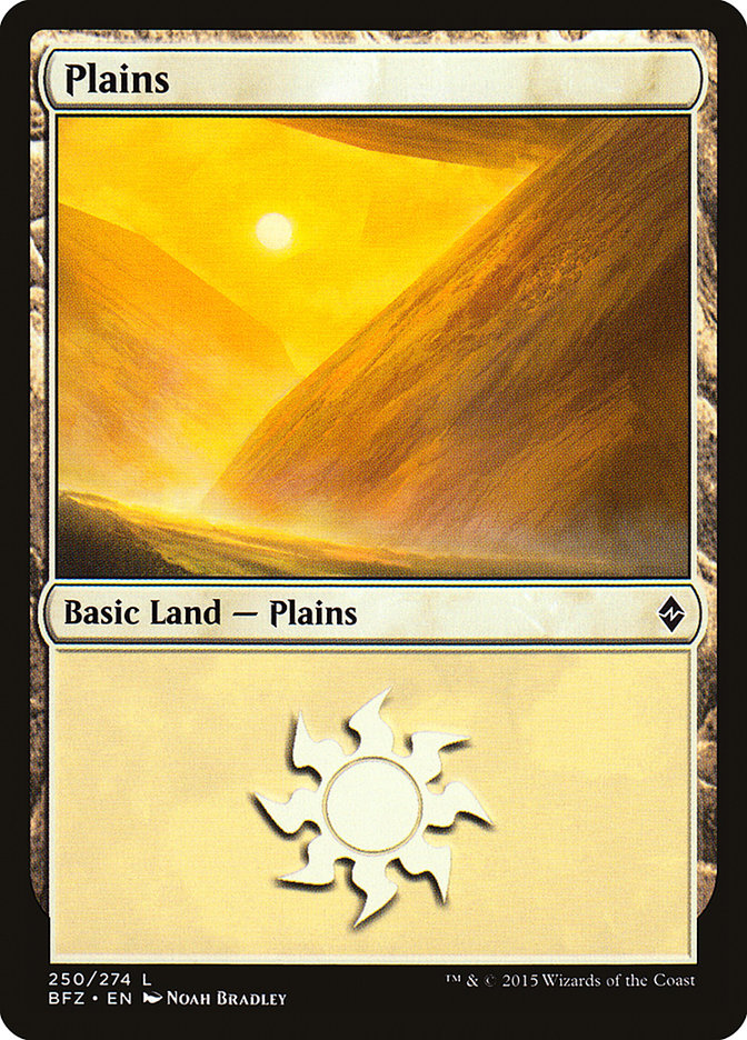 Plains (250a) [Battle for Zendikar] | Boutique FDB TCG