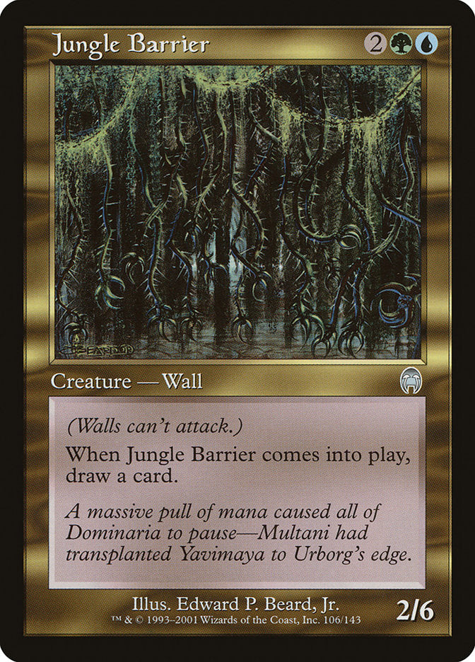 Jungle Barrier [Apocalypse] | Boutique FDB TCG