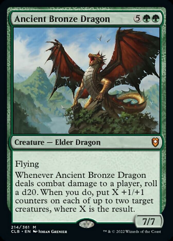 Ancient Bronze Dragon [Commander Legends: Battle for Baldur's Gate] | Boutique FDB TCG