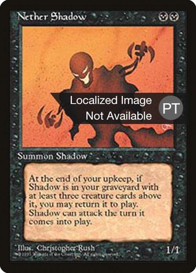 Nether Shadow [Fourth Edition (Foreign Black Border)] | Boutique FDB TCG