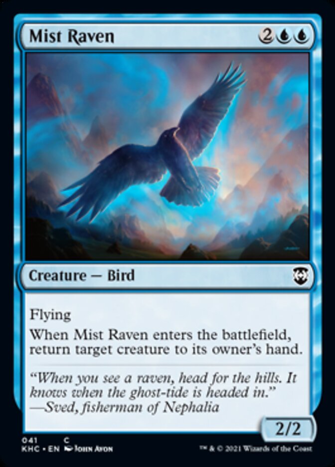 Mist Raven [Kaldheim Commander] | Boutique FDB TCG