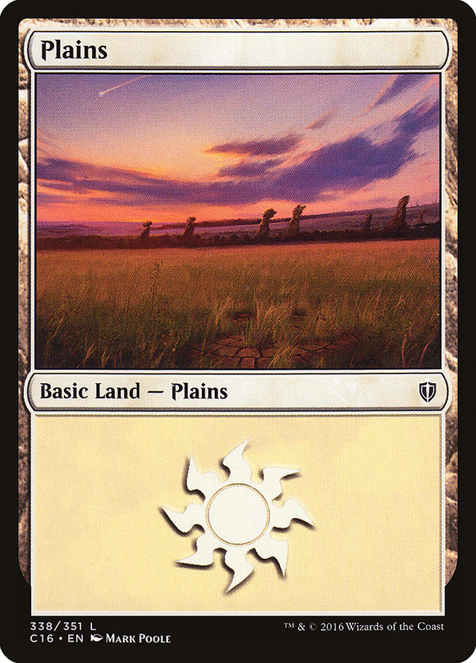 Plains (338) [Commander 2016] | Boutique FDB TCG