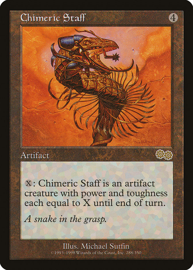 Chimeric Staff [Urza's Saga] | Boutique FDB TCG