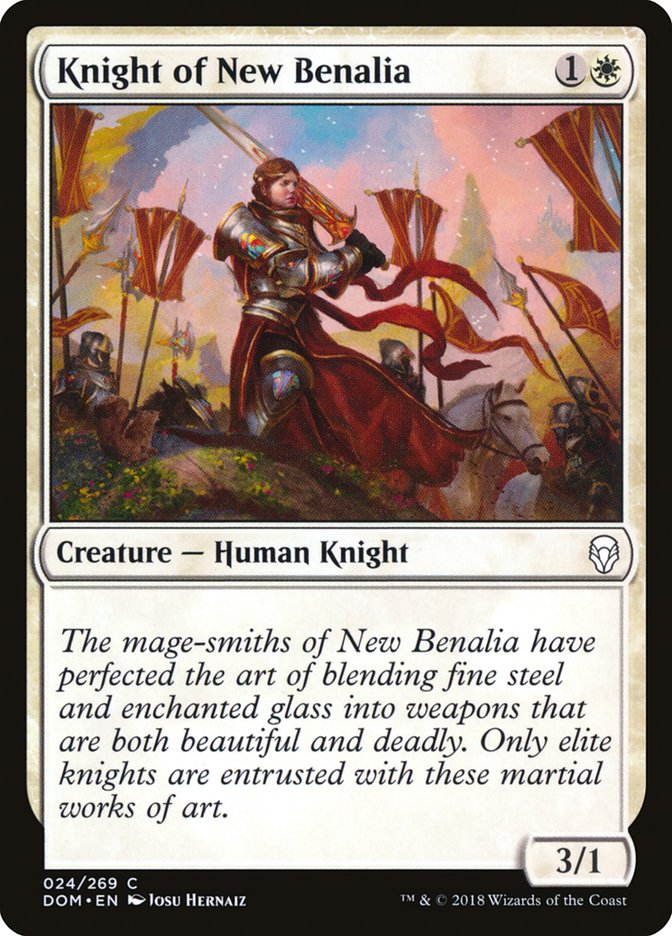 Knight of New Benalia [Dominaria] | Boutique FDB TCG