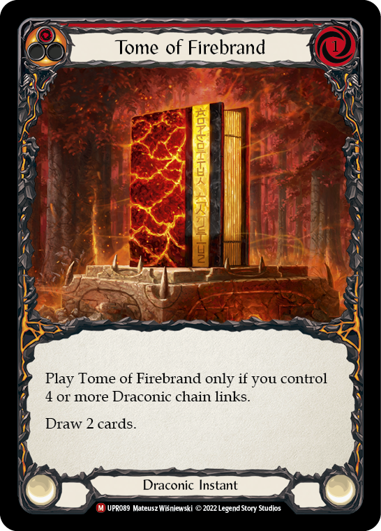 Tome of Firebrand [UPR089] (Uprising) | Boutique FDB TCG