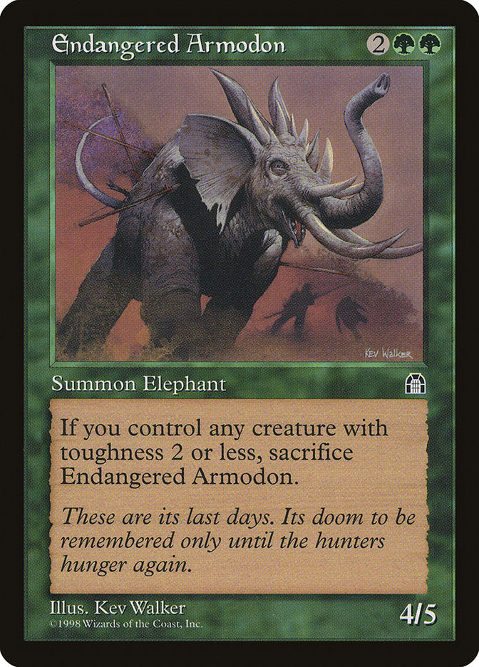 Endangered Armodon [Stronghold] | Boutique FDB TCG