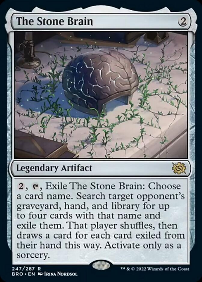 The Stone Brain [The Brothers' War] | Boutique FDB TCG