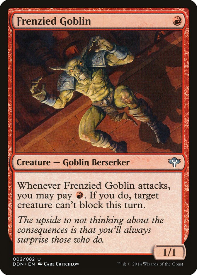 Frenzied Goblin [Duel Decks: Speed vs. Cunning] | Boutique FDB TCG