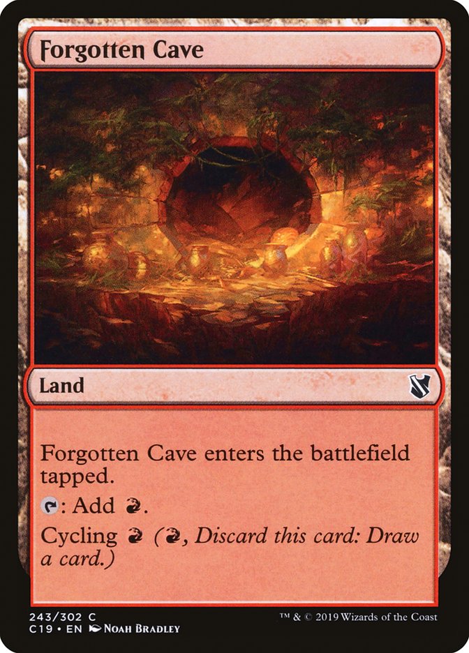 Forgotten Cave [Commander 2019] | Boutique FDB TCG