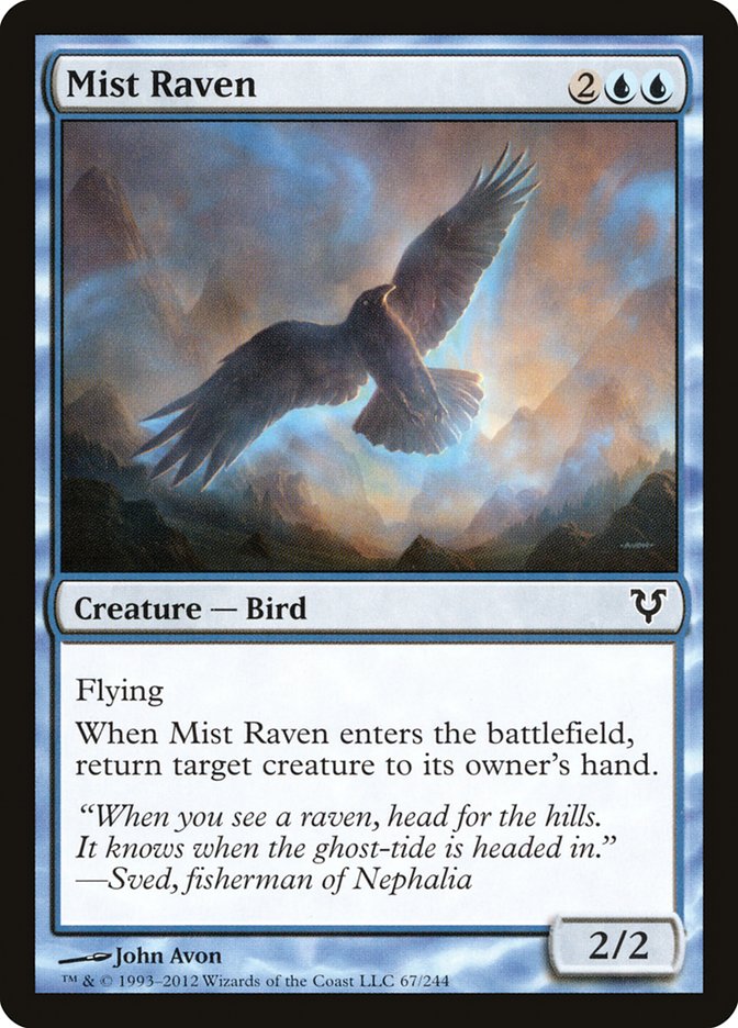 Mist Raven [Avacyn Restored] | Boutique FDB TCG