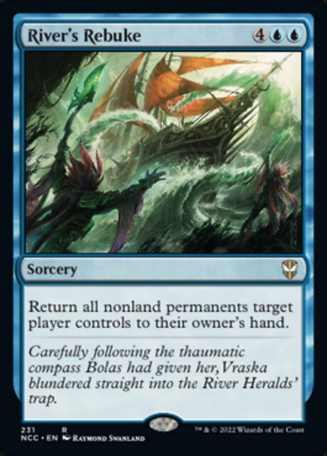 River's Rebuke [Streets of New Capenna Commander] | Boutique FDB TCG