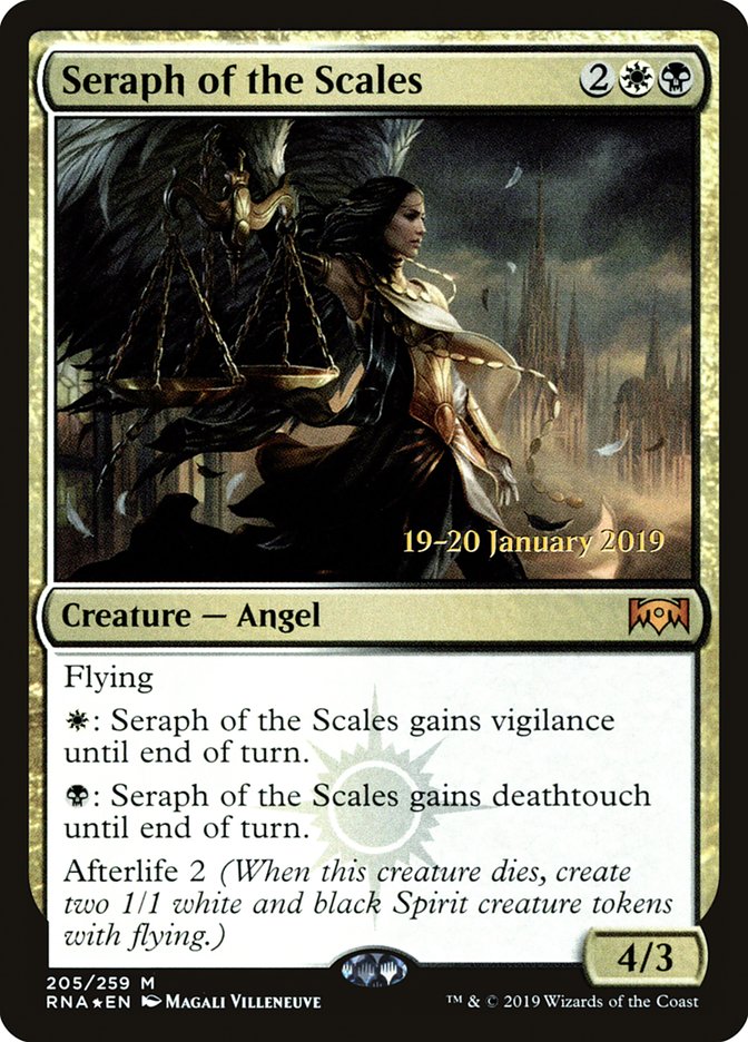 Seraph of the Scales [Ravnica Allegiance Prerelease Promos] | Boutique FDB TCG