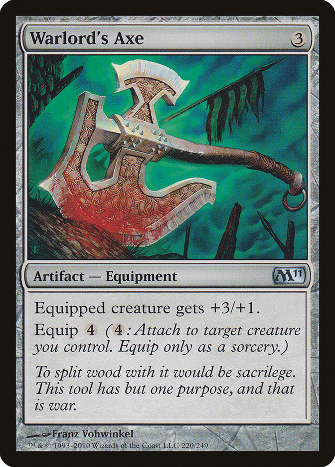 Warlord's Axe [Magic 2011] | Boutique FDB TCG