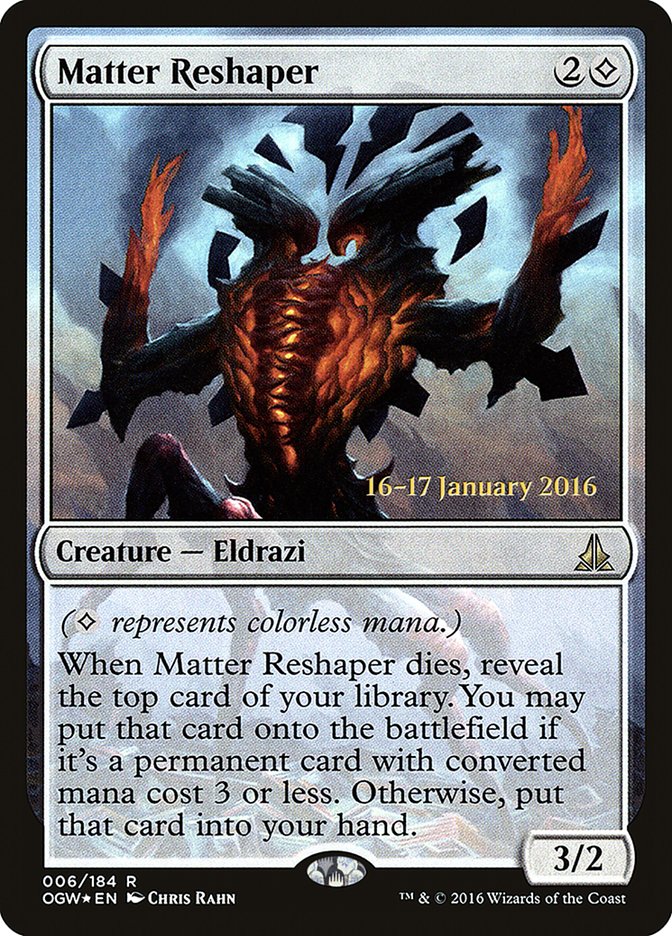 Matter Reshaper [Oath of the Gatewatch Prerelease Promos] | Boutique FDB TCG