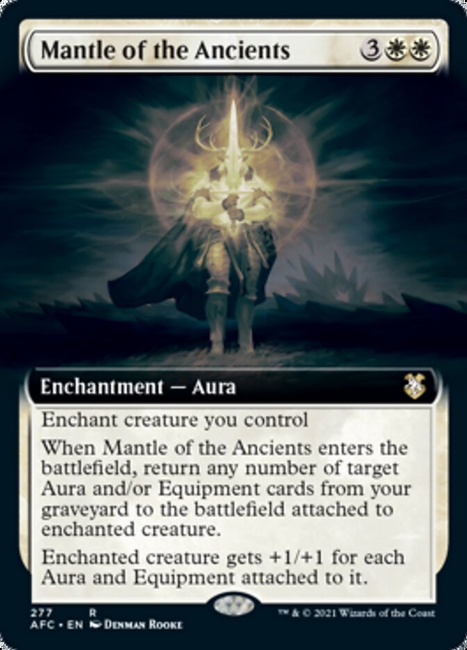 Mantle of the Ancients (Extended Art) [Dungeons & Dragons: Adventures in the Forgotten Realms Commander] | Boutique FDB TCG