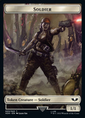 Soldier (003) // Sicarian Infiltrator Double-Sided Token [Warhammer 40,000 Tokens] | Boutique FDB TCG