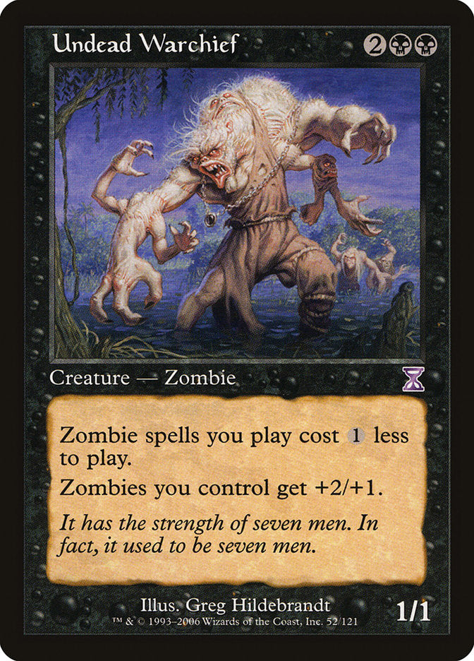 Undead Warchief [Time Spiral Timeshifted] | Boutique FDB TCG