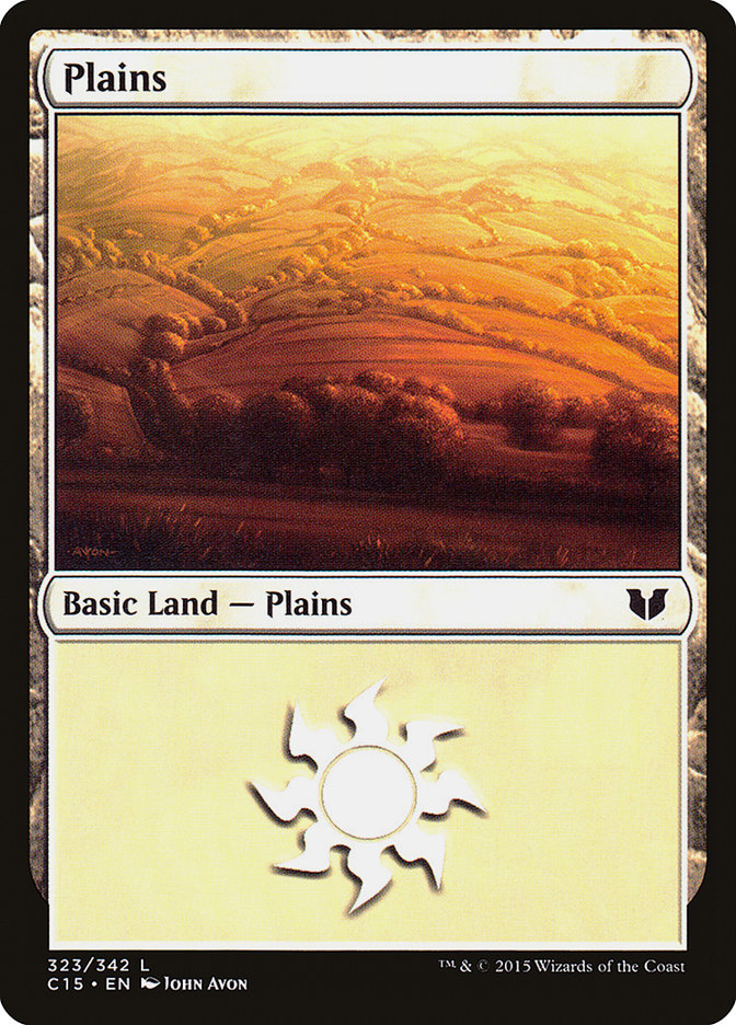 Plains (323) [Commander 2015] | Boutique FDB TCG