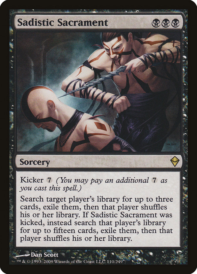 Sadistic Sacrament [Zendikar] | Boutique FDB TCG