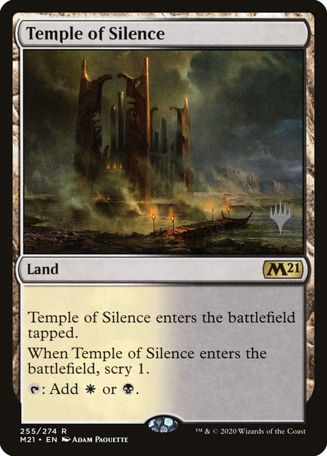 Temple of Silence (Promo Pack) [Core Set 2021 Promos] | Boutique FDB TCG