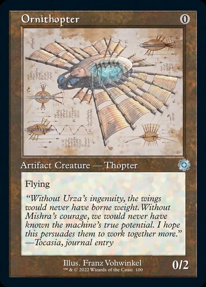 Ornithopter (Retro Schematic) [The Brothers' War Retro Artifacts] | Boutique FDB TCG