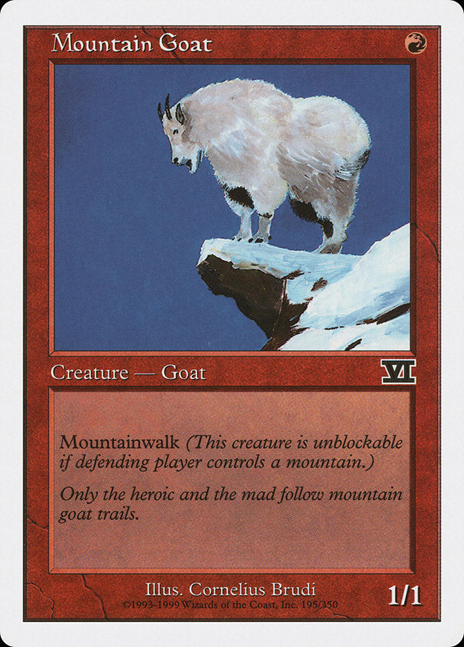 Mountain Goat [Classic Sixth Edition] | Boutique FDB TCG