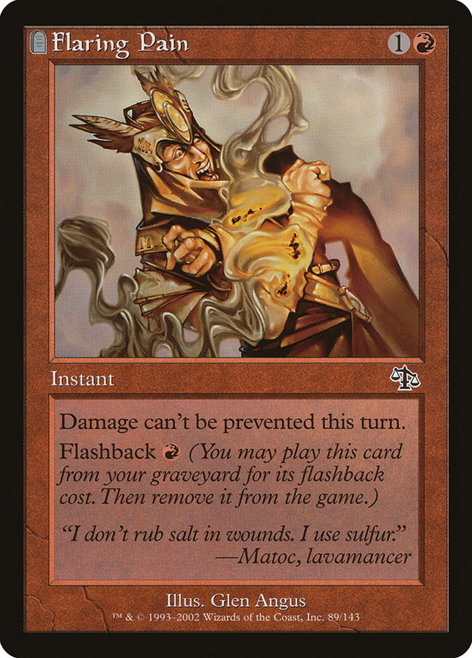 Flaring Pain [Judgment] | Boutique FDB TCG