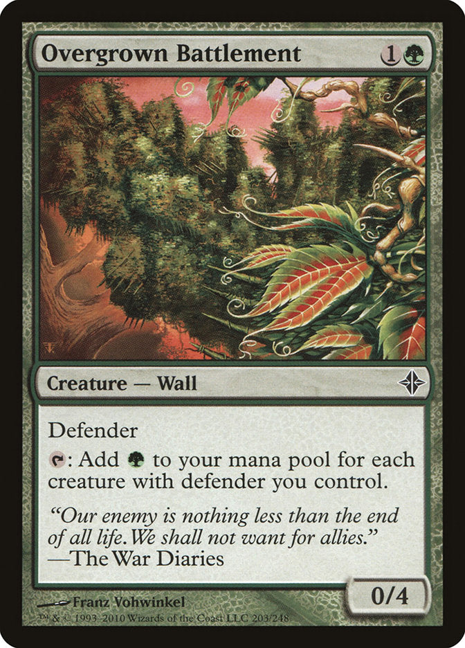 Overgrown Battlement [Rise of the Eldrazi] | Boutique FDB TCG