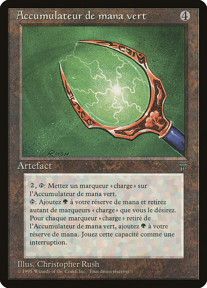 Green Mana Battery (French) - "Accumulateur de mana vert" [Renaissance] | Boutique FDB TCG