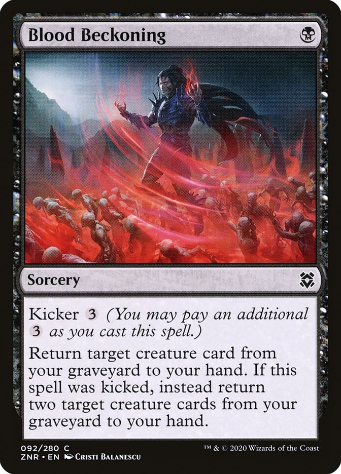 Blood Beckoning [Zendikar Rising] | Boutique FDB TCG