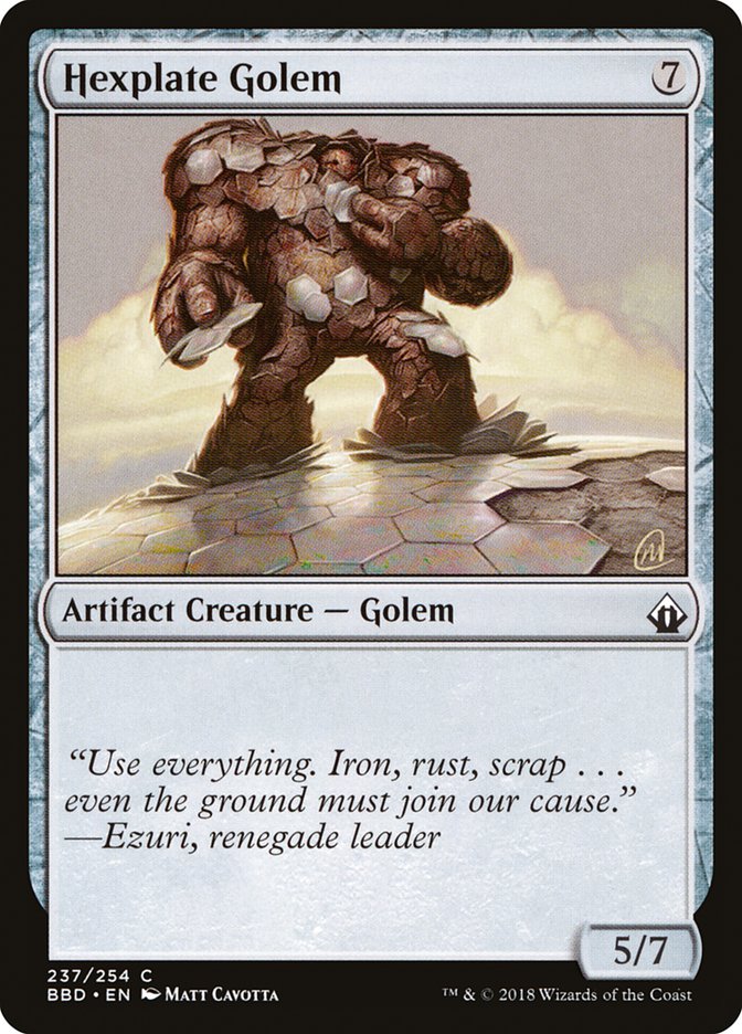 Hexplate Golem [Battlebond] | Boutique FDB TCG