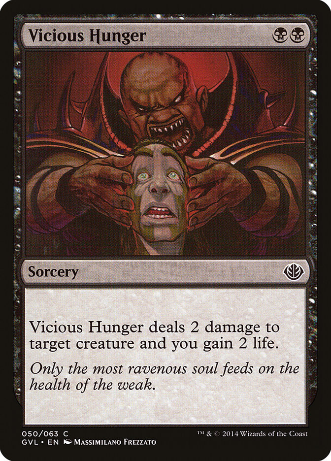 Vicious Hunger (Garruk vs. Liliana) [Duel Decks Anthology] | Boutique FDB TCG