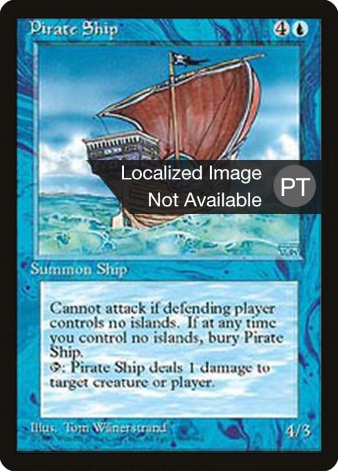 Pirate Ship [Fourth Edition (Foreign Black Border)] | Boutique FDB TCG