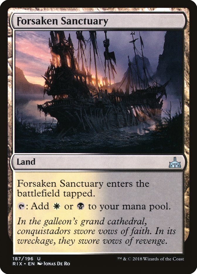 Forsaken Sanctuary [Rivals of Ixalan] | Boutique FDB TCG