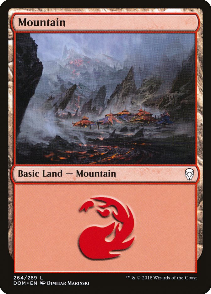 Mountain (264) [Dominaria] | Boutique FDB TCG