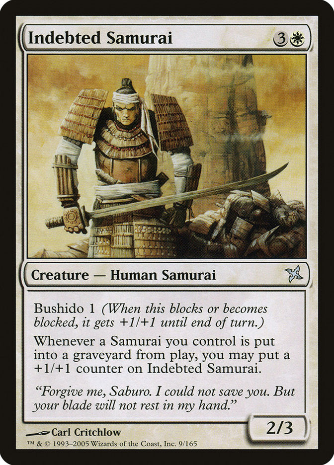 Indebted Samurai [Betrayers of Kamigawa] | Boutique FDB TCG