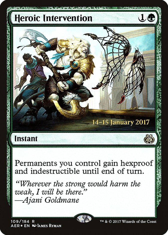 Heroic Intervention [Aether Revolt Prerelease Promos] | Boutique FDB TCG