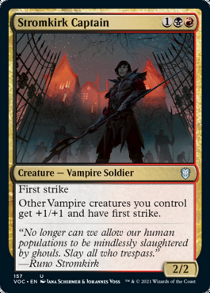 Stromkirk Captain [Innistrad: Crimson Vow Commander] | Boutique FDB TCG