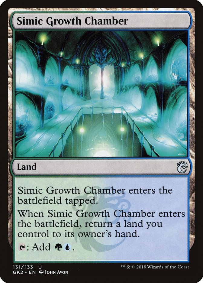 Simic Growth Chamber [Ravnica Allegiance Guild Kit] | Boutique FDB TCG