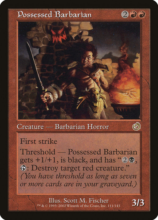 Possessed Barbarian [Torment] | Boutique FDB TCG